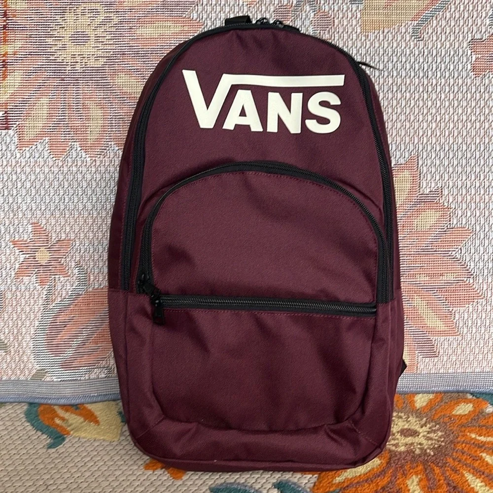 Vans Ranged 2 Prints Adult Laptop Backpack One Size (Port Royale) NWT